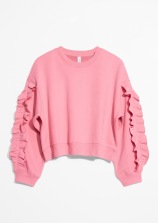 & Other Stories, Frill Sleeve Sweater AED349