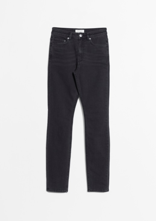 & Other Stories - Straight Fit Dark Wash Jeans AED 349